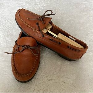 Merona Brown Leather Men’s Loafer/Slip on Shoes size11